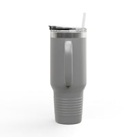 40oz Insulated Travel Mug — Personalized Name Stainless Steel Tumbler with Handle