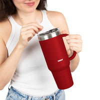 Copy of Copy of 40oz Insulated Travel Mug — Personalized Name Stainless Steel Tumbler with Handle